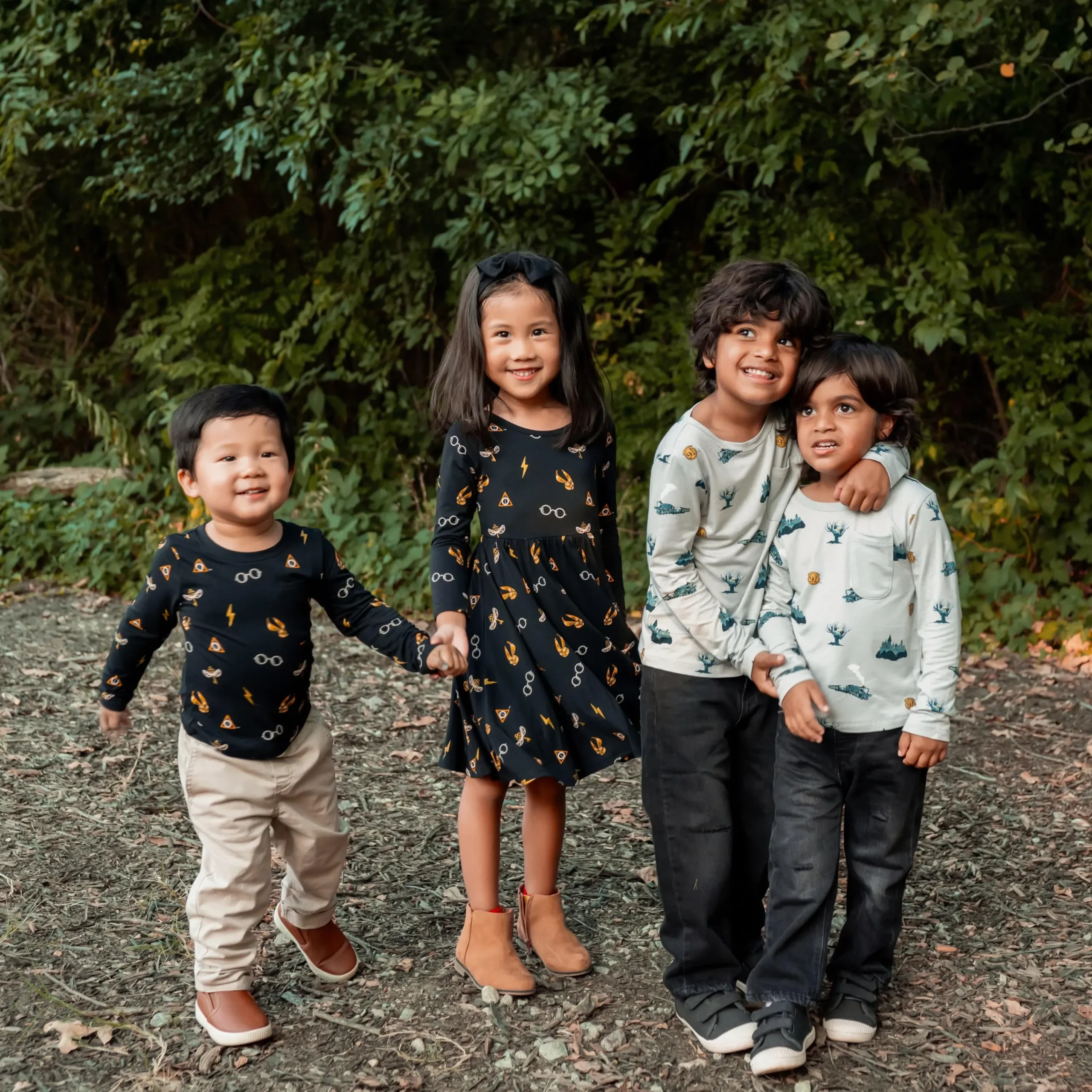 Kyte Baby Long Sleeve Toddler Crew Neck Tee in Midnight Icon Online