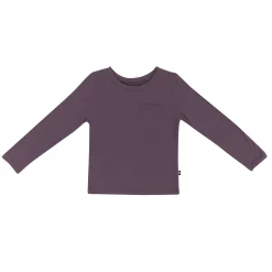 Kyte Baby Long Sleeve Toddler Crew Neck Tee in Currant New