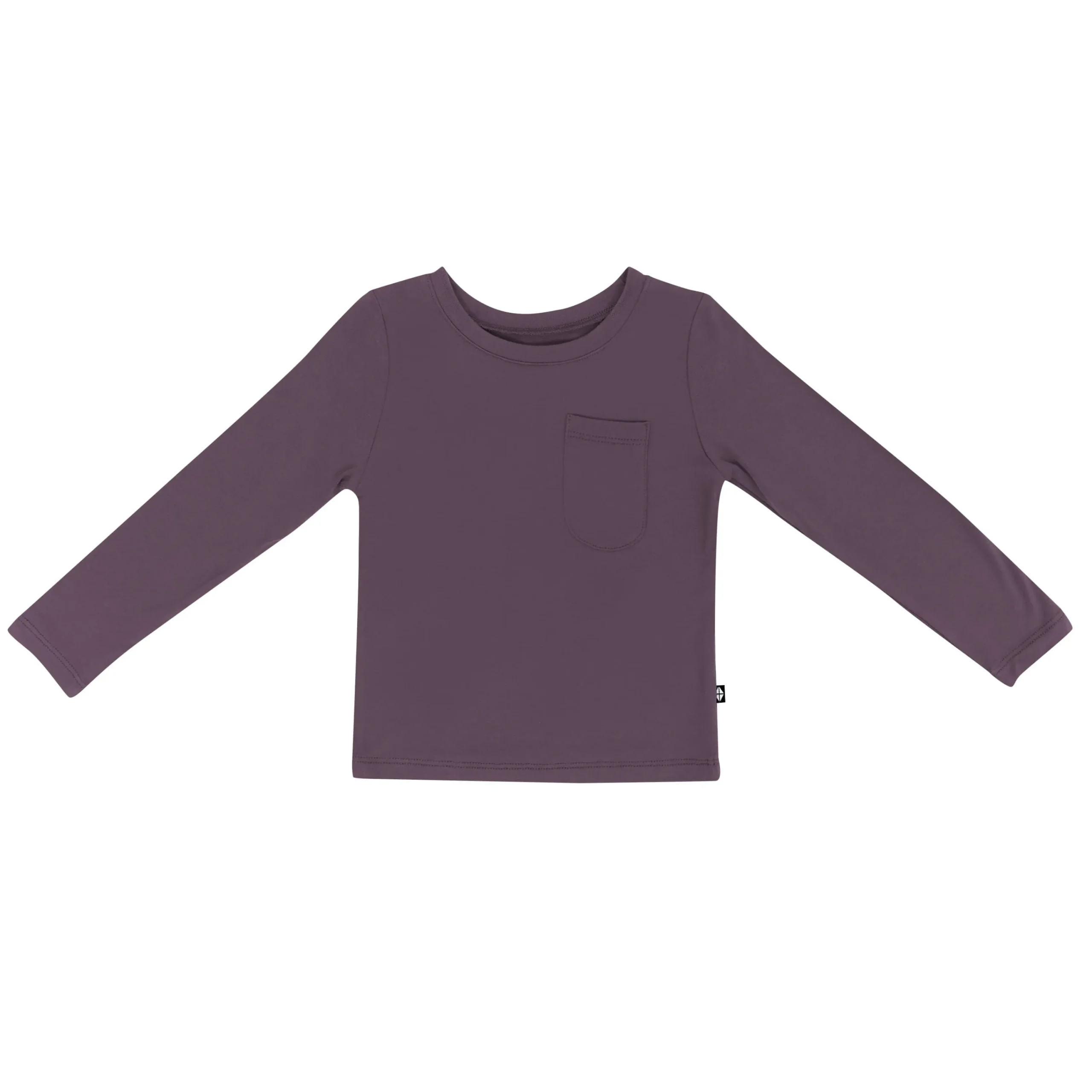 Kyte Baby Long Sleeve Toddler Crew Neck Tee in Currant New