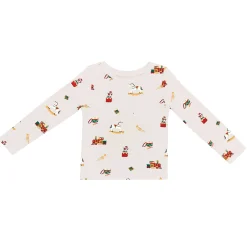 Kyte Baby Long Sleeve Toddler Crew Neck Tee in Vintage Toys