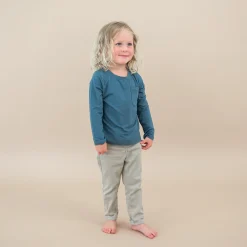 Kyte Baby Long Sleeve Toddler Crew Neck Tee in Atlantic Best