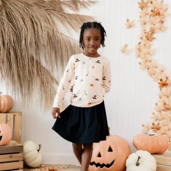 Kyte Baby Long Sleeve Toddler Crew Neck Tee in Bewitched Online