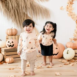 Kyte Baby Long Sleeve Toddler Crew Neck Tee in Bewitched Online