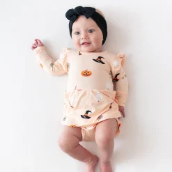 Kyte Baby Long Sleeve Twirl Bodysuit Dress in Bewitched Online