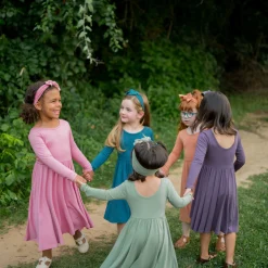 Kyte Baby Long Sleeve Twirl Dress in Apple Blossom Discount