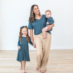 Kyte Baby Long Sleeve Twirl Dress in Atlantic Sale