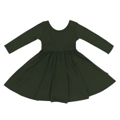 Kyte Baby Long Sleeve Twirl Dress in Fir Online