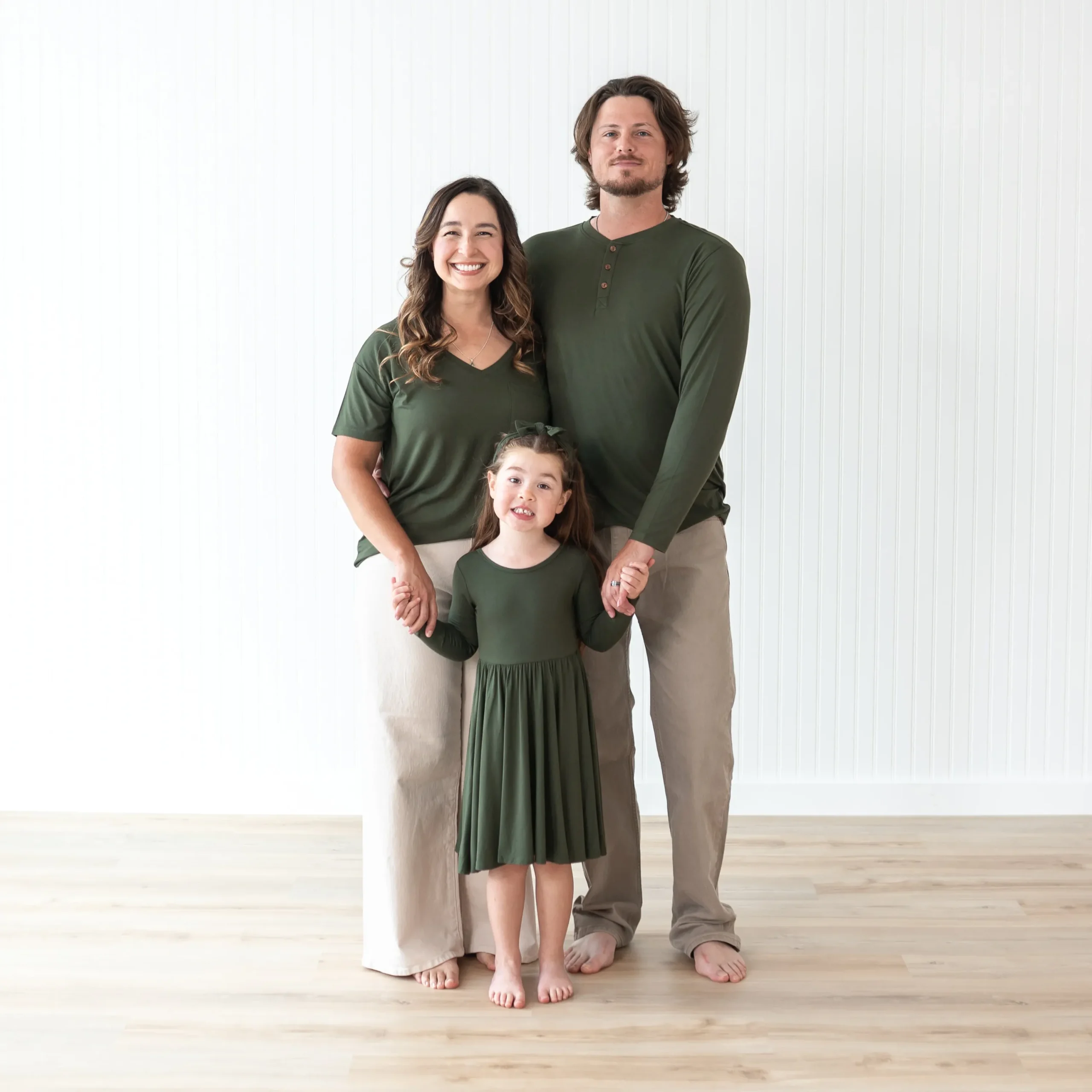 Kyte Baby Long Sleeve Twirl Dress in Fir Online