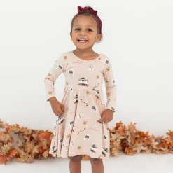 Kyte Baby Long Sleeve Twirl Dress in Gilmore Girls New