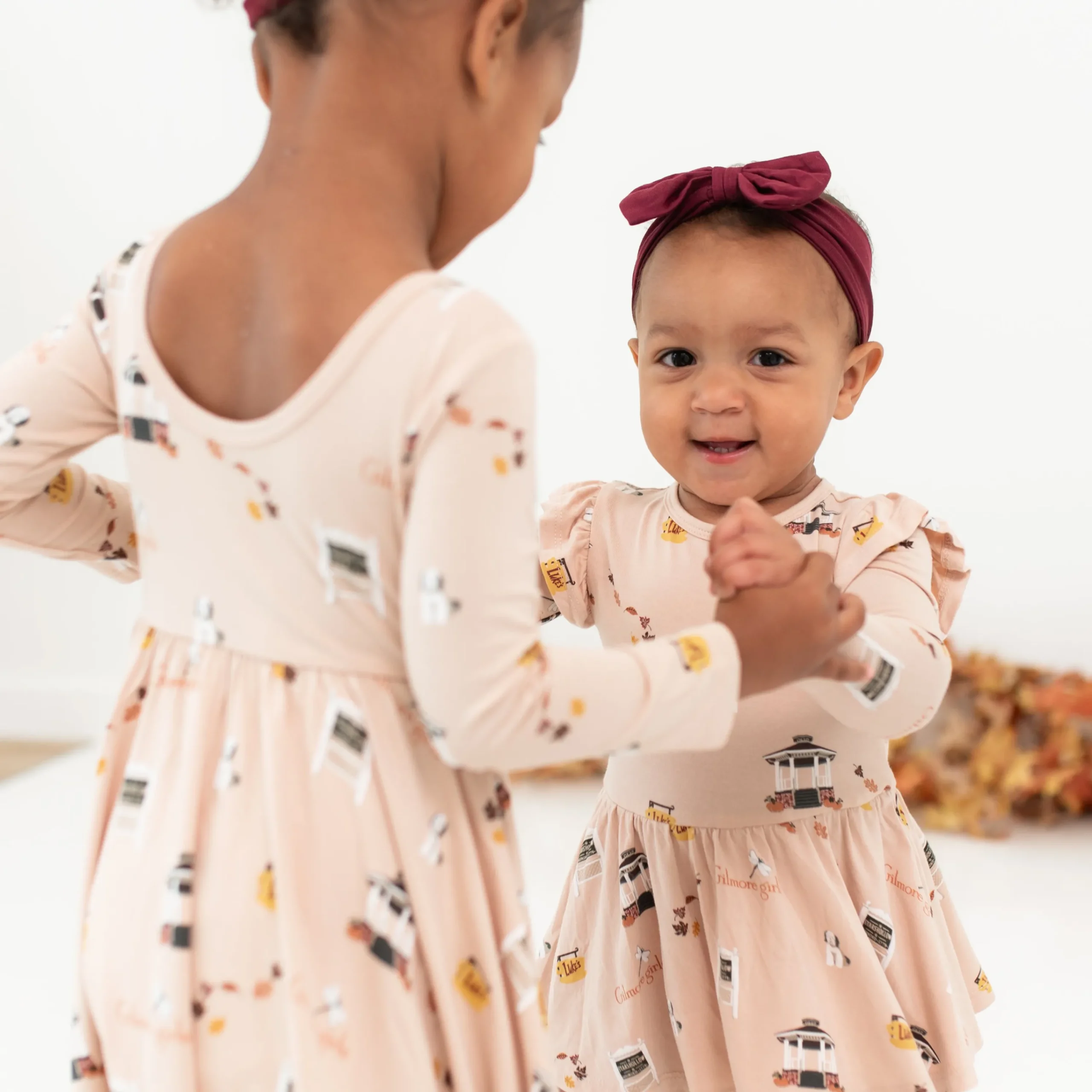 Kyte Baby Long Sleeve Twirl Dress in Gilmore Girls New