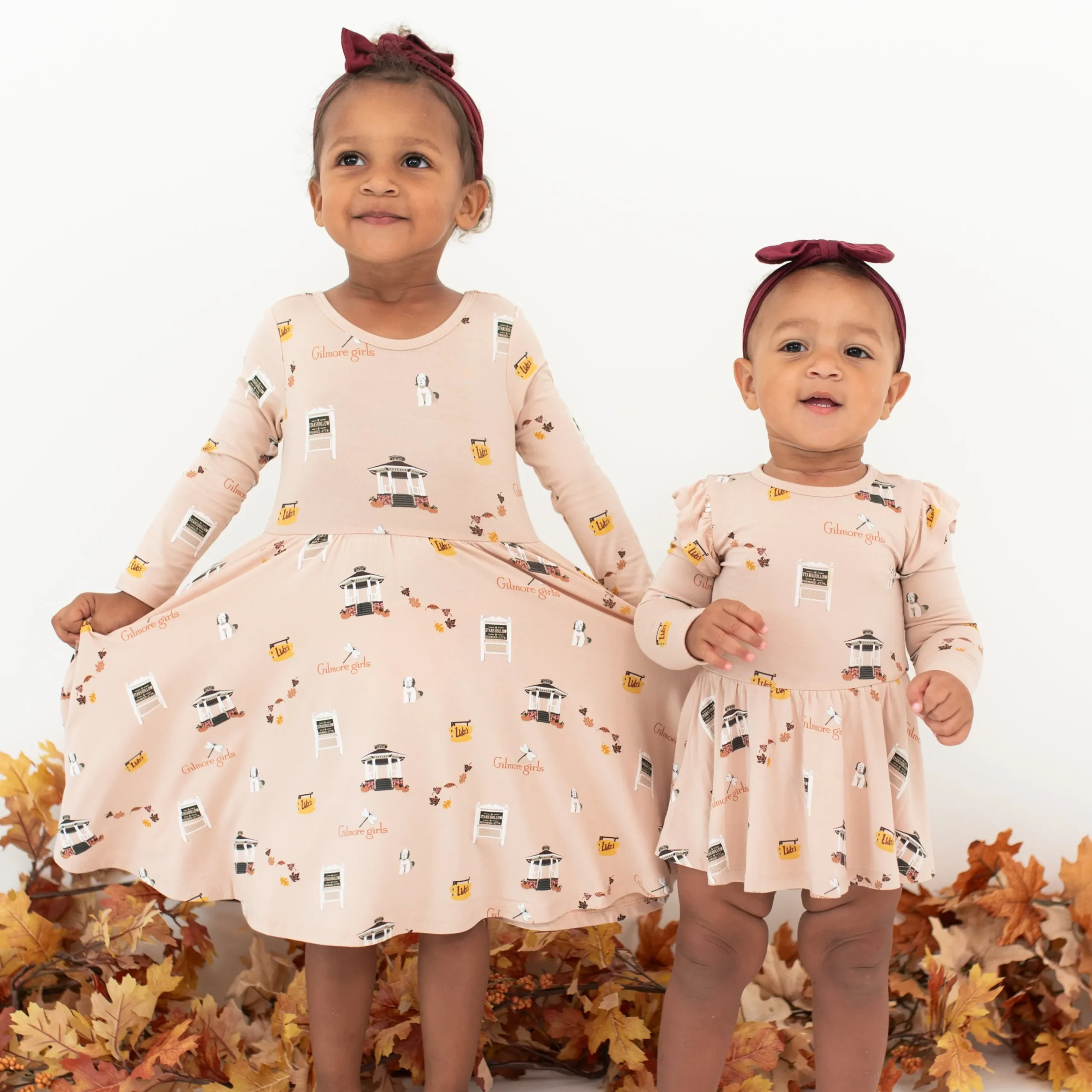 Kyte Baby Long Sleeve Twirl Dress in Gilmore Girls New