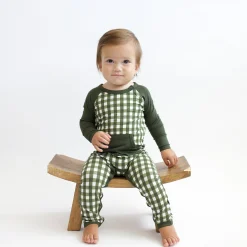 Kyte Baby Longall in Gingham Fir