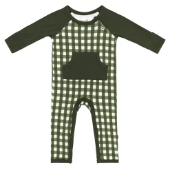 Kyte Baby Longall in Gingham Fir