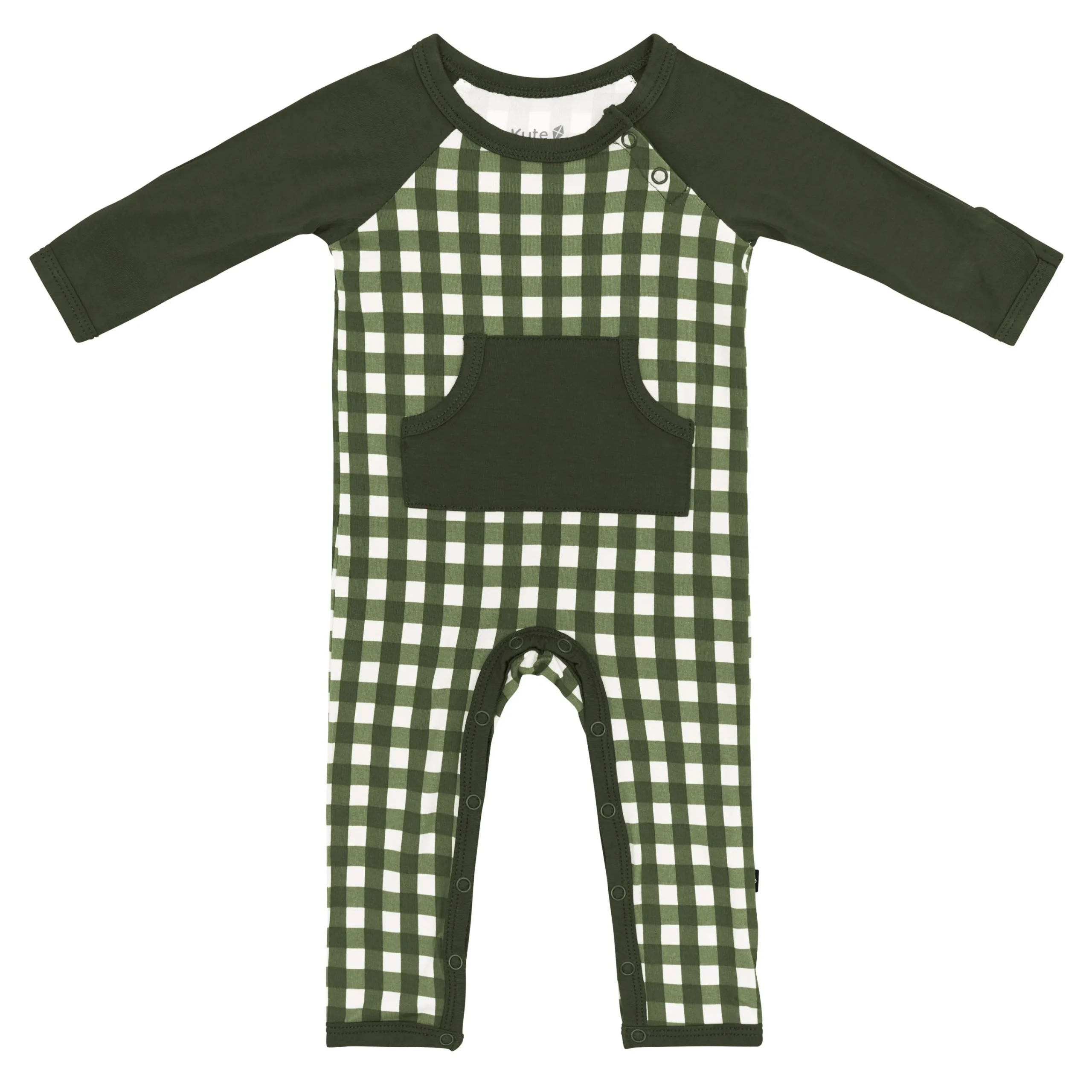 Kyte Baby Longall in Gingham Fir