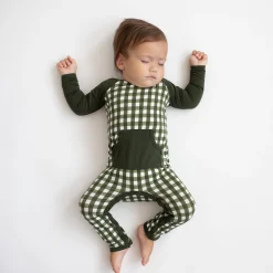 Kyte Baby Longall in Gingham Fir