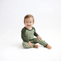 Kyte Baby Longall in Gingham Fir