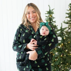 Kyte Baby Long-Sleeved Women's Pajama Set in Twinkle Tree Hot