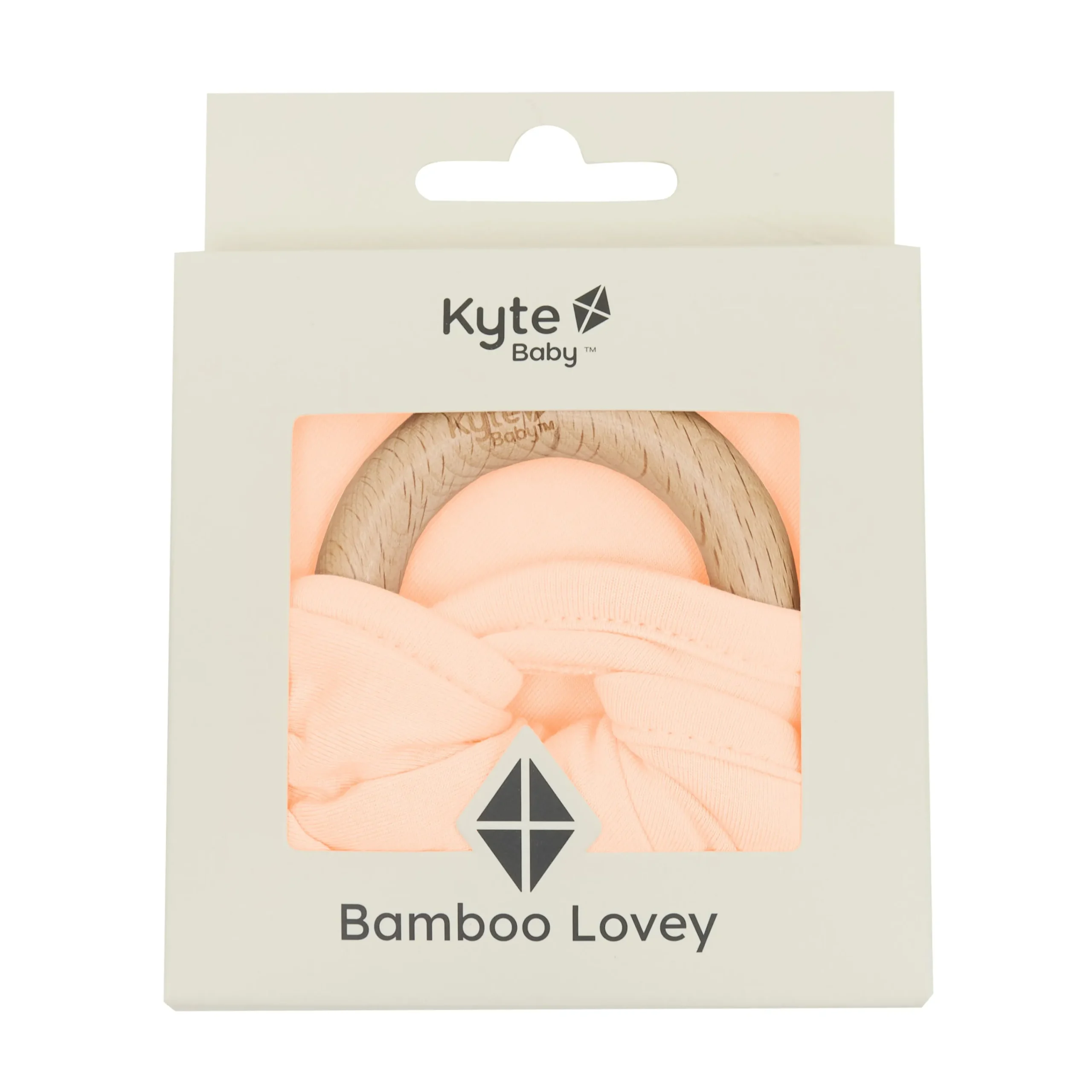 Kyte Baby Lovey in with Removable Wooden Teething Ring Canyon Online