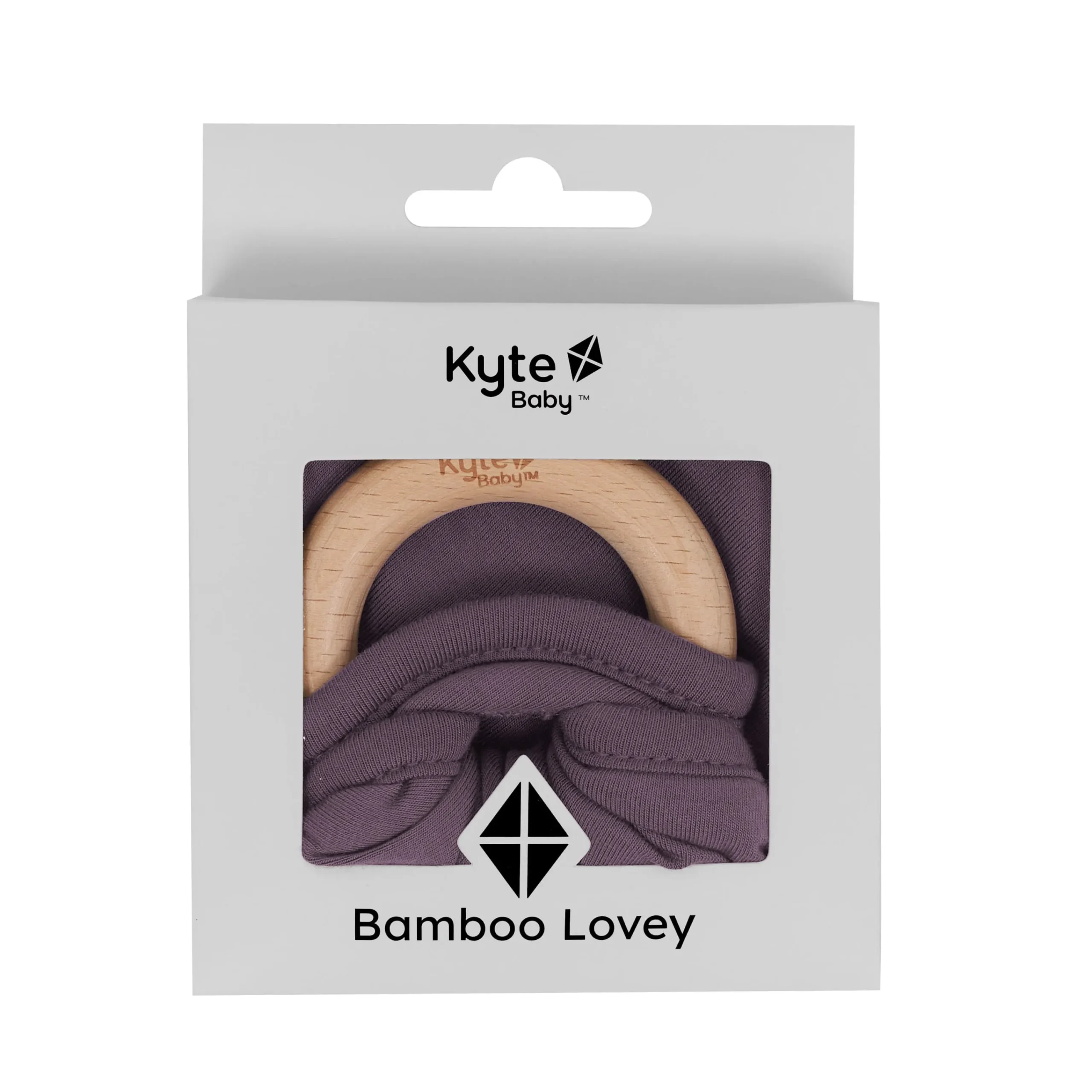 Kyte Baby Lovey in with Removable Teething Ring Currant Clearance
