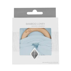 Kyte Baby Lovey in with Removable Teething Ring Fog Discount