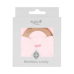 Kyte Baby Lovey in with Removable Teething Ring Sakura Hot