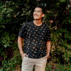 Kyte Baby Men's Crew Neck Tee in Midnight Icon Best