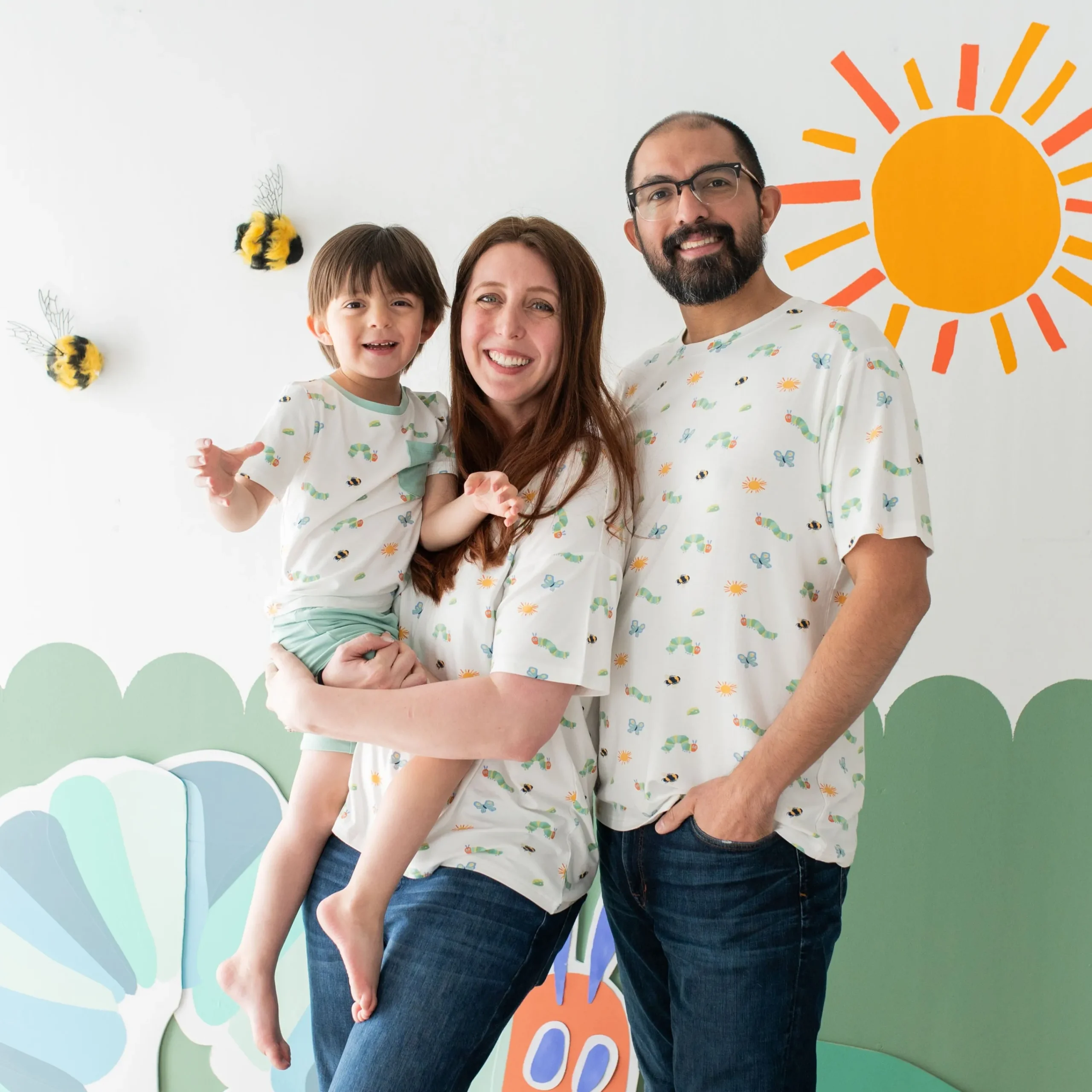 Kyte Baby Men's Crew Neck Tee in The Very Hungry Caterpillar™ and Friends Sale