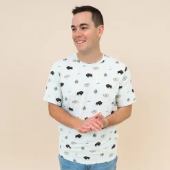 Kyte Baby Men's Crew Neck Tee in Yellowstone Best