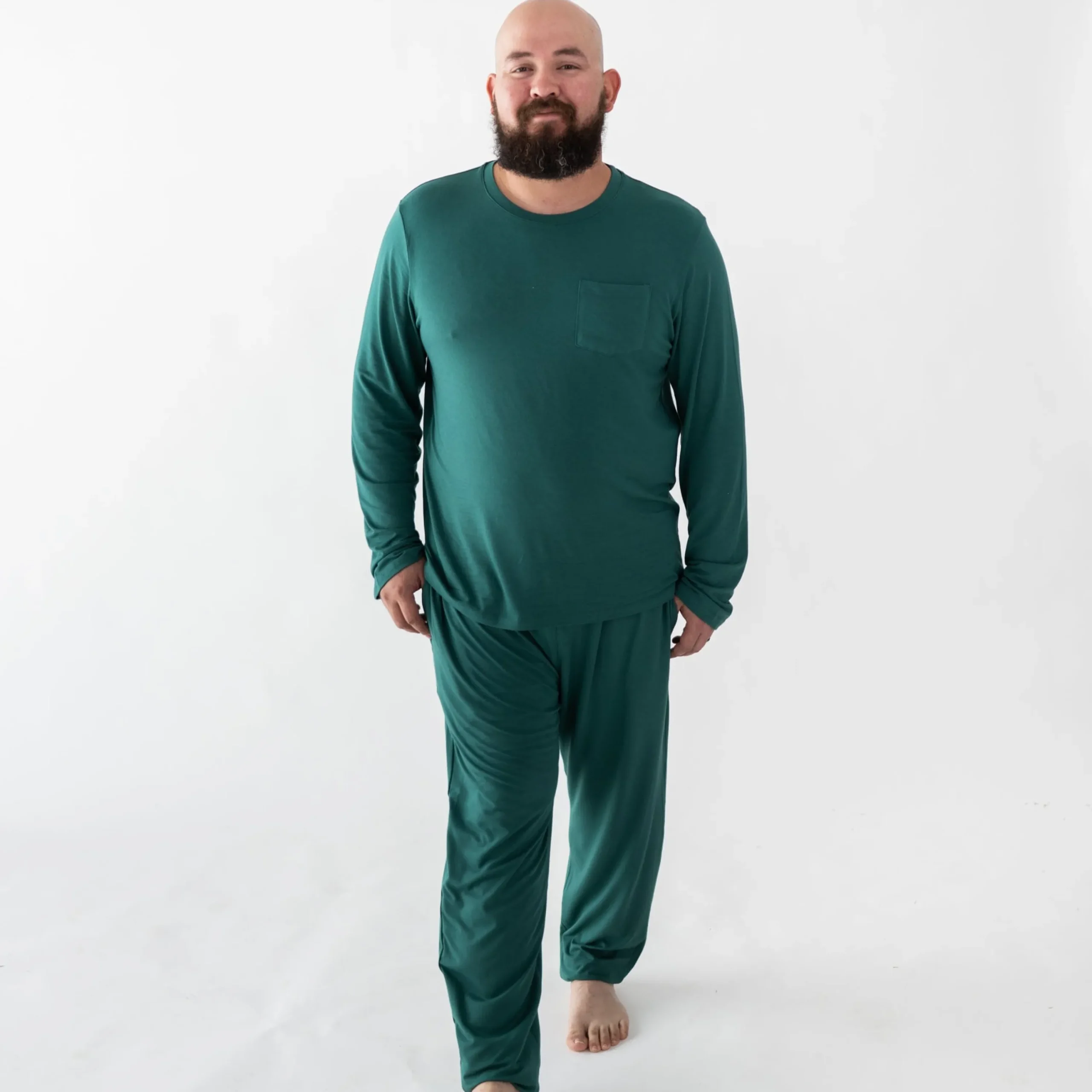 Kyte Baby Men's Jogger Set in Emerald Outlet