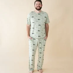 Kyte Baby Men's Lounge Pants in Fishing Hot