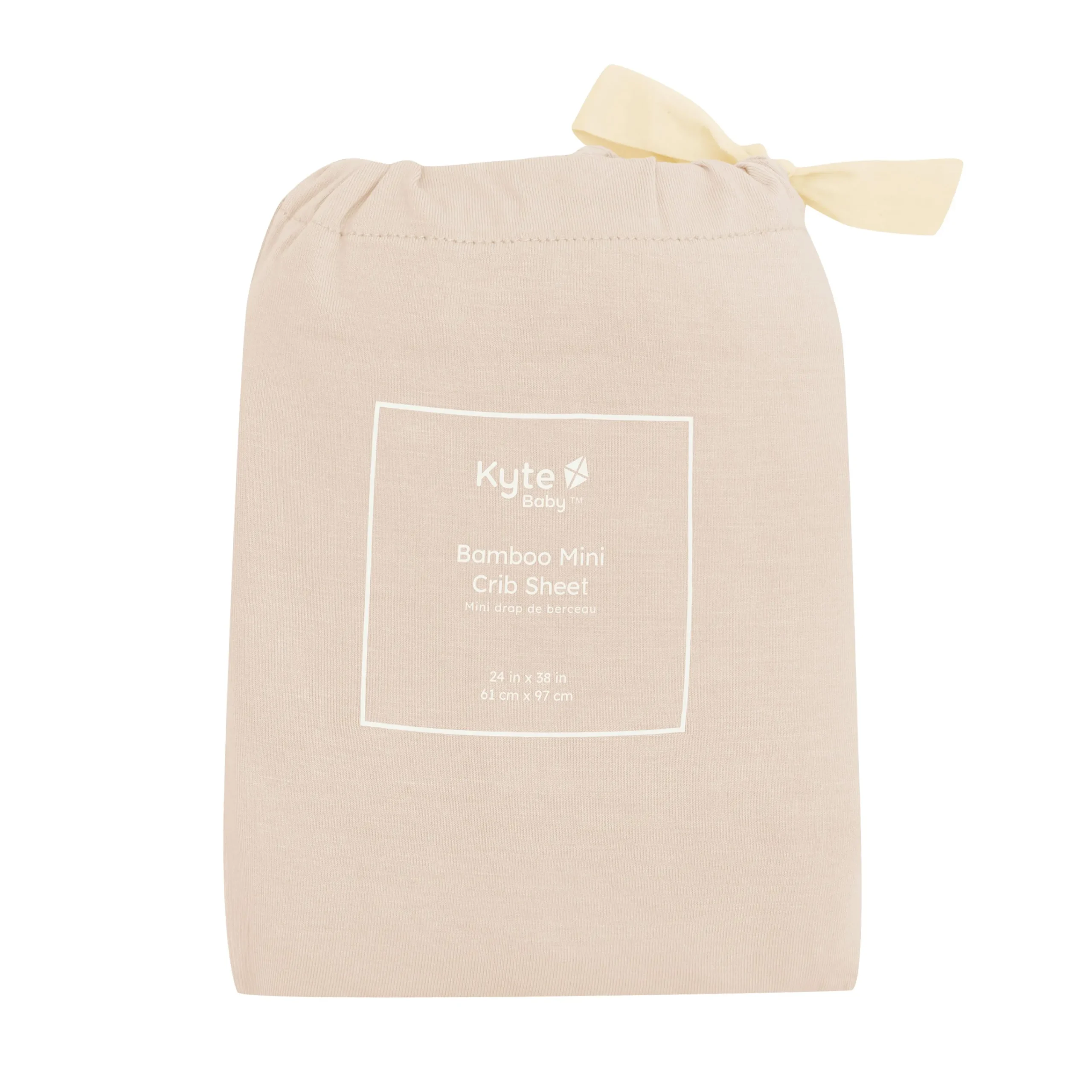 Kyte Baby Mini Crib Sheet in Bisque Discount