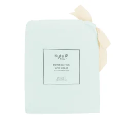 Kyte Baby Mini Crib Sheet in Dew Discount