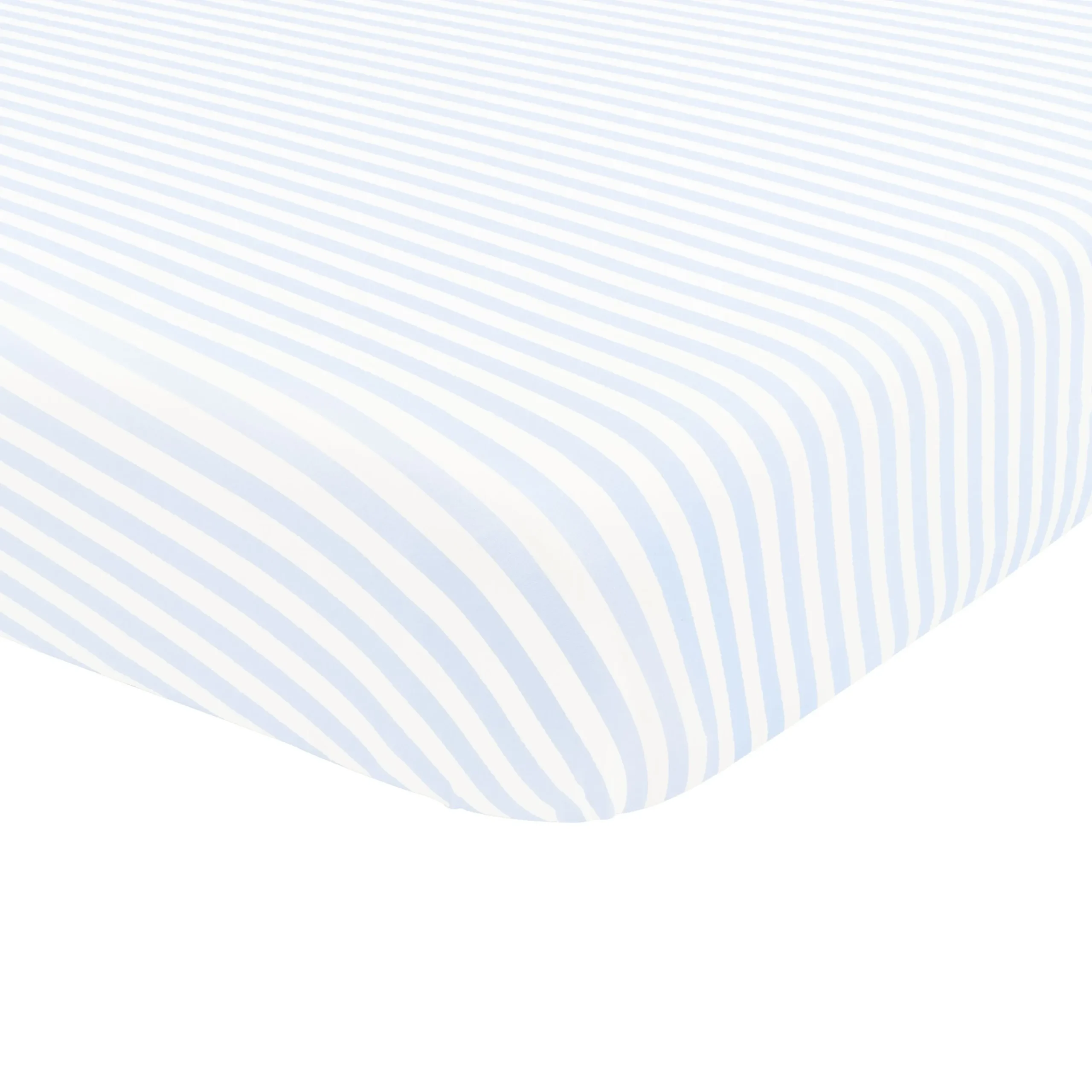 Kyte Baby Mini Crib Sheet in Small Mist Stripe New