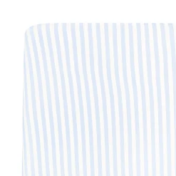 Kyte Baby Mini Crib Sheet in Small Mist Stripe New