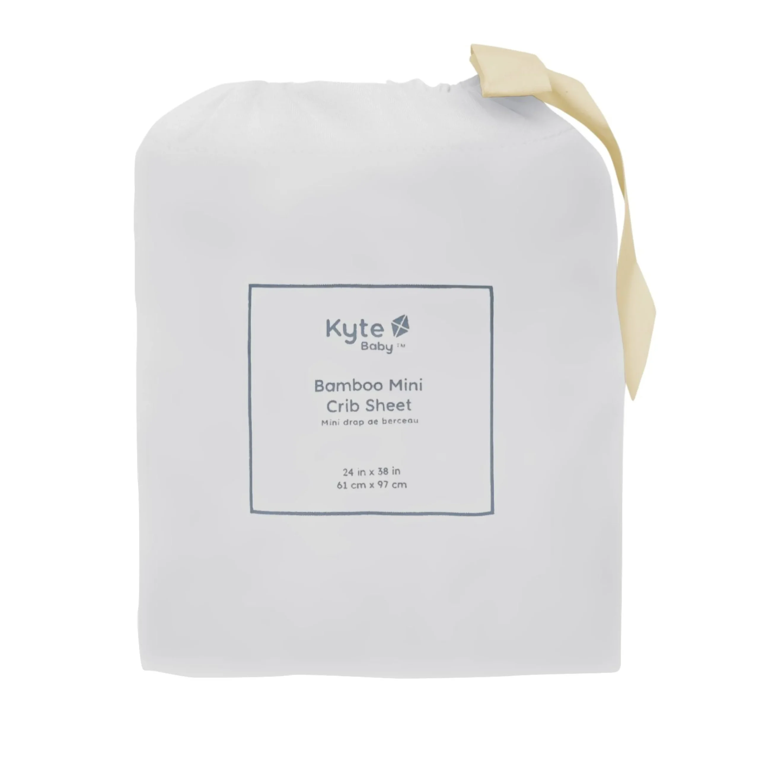 Kyte Baby Mini Crib Sheet in Storm Discount