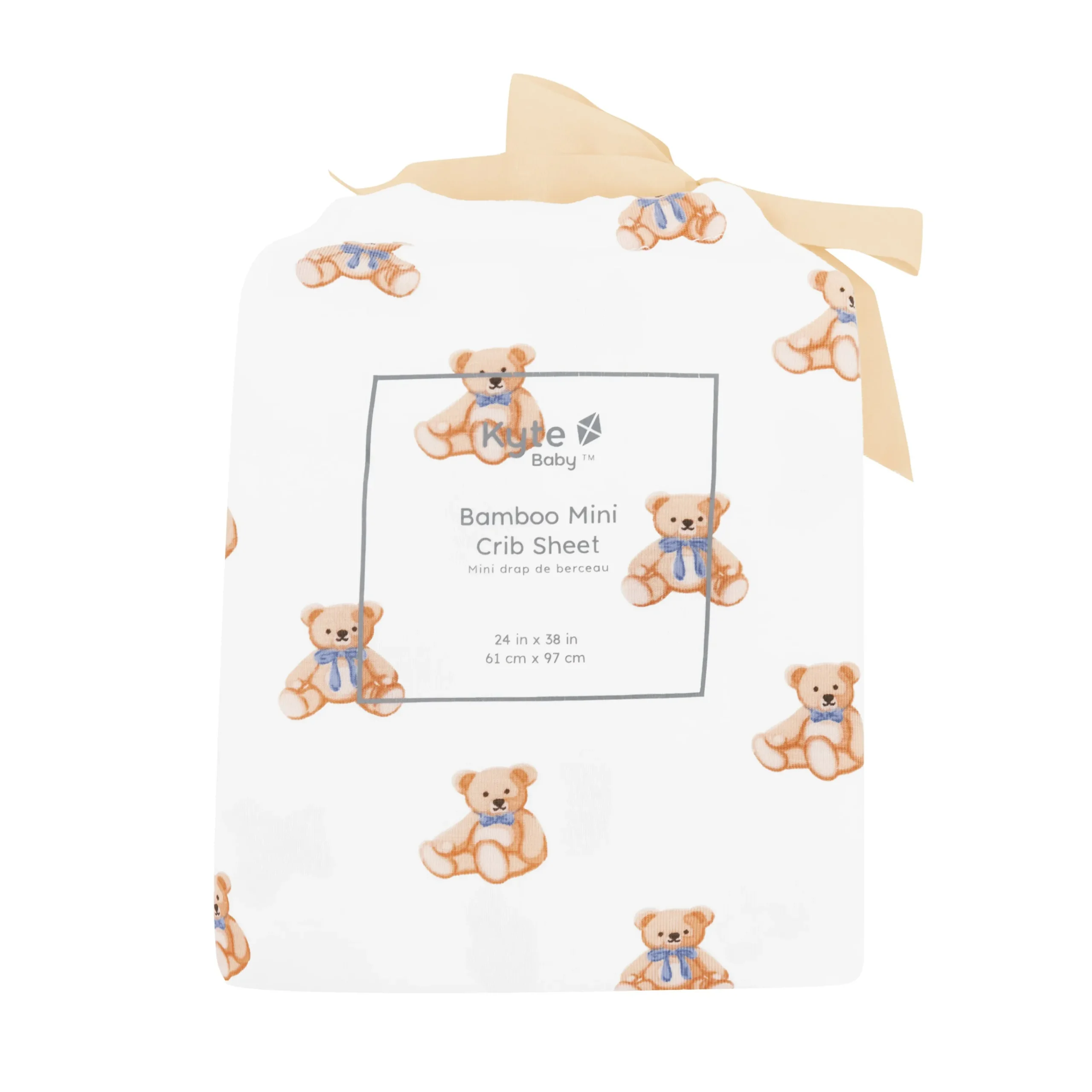 Kyte Baby Mini Crib Sheet in Teddy Bear Online