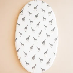 Kyte Baby Oval Bassinet Sheet in Giraffe Hot