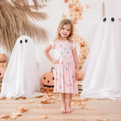 Kyte Baby Pocket Dress in Pastel Ghost New