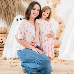 Kyte Baby Pocket Dress in Pastel Ghost New