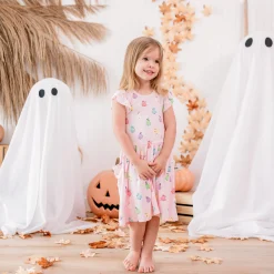 Kyte Baby Pocket Dress in Pastel Ghost New