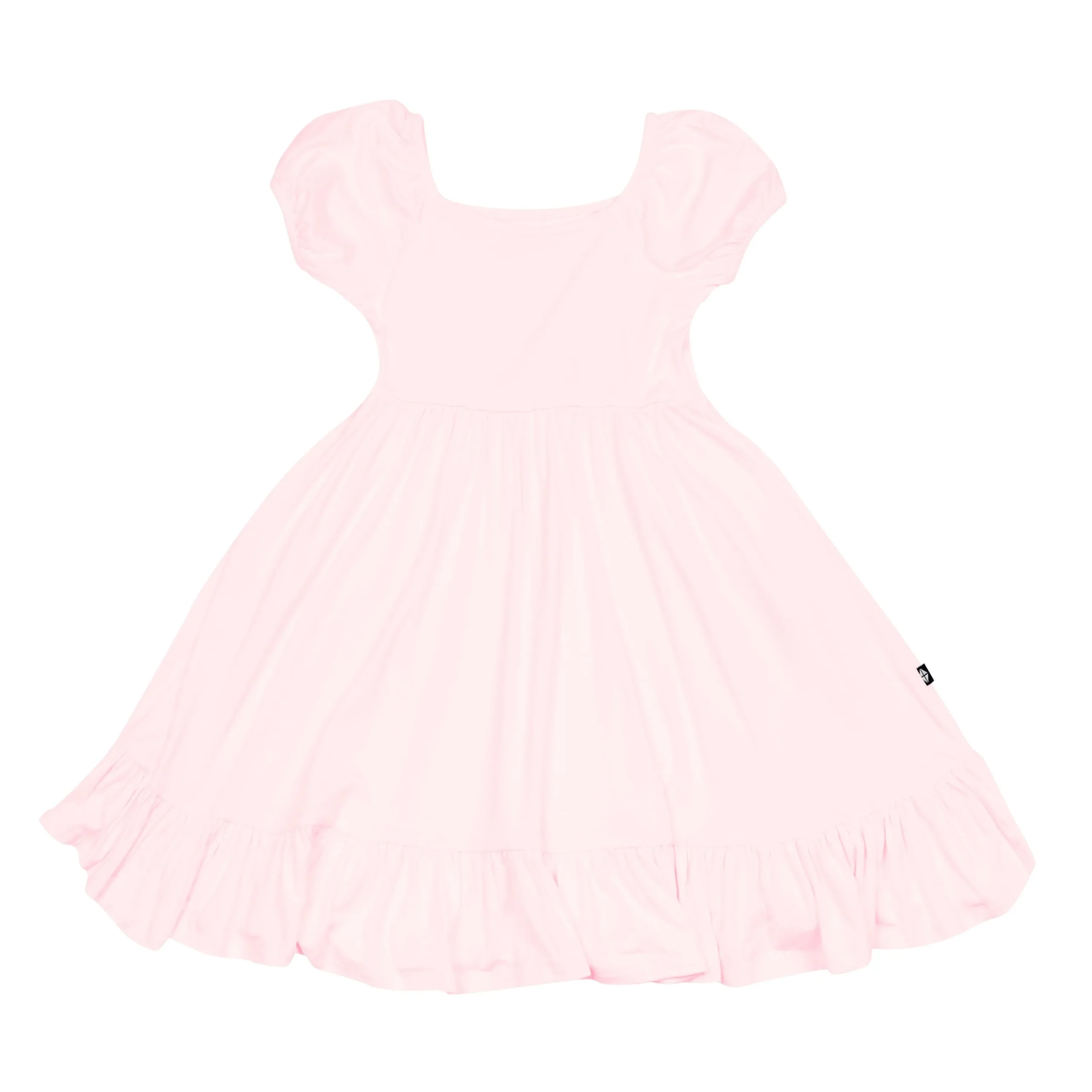 Kyte Baby Puff Sleeve Twirl Dress in Sakura Clearance