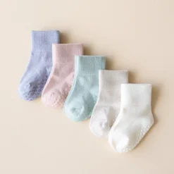 Kyte Baby Quarter Socks Combo 5-Pack in Pastel set Pastel Set: Cloud/Oat/Blush/Sage/Haze Outlet