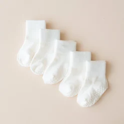 Kyte Baby Quarter Socks Combo 5-Pack in Cloud