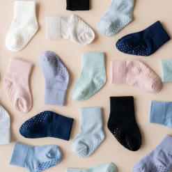 Kyte Baby Quarter Socks Combo 5-Pack in Cloud