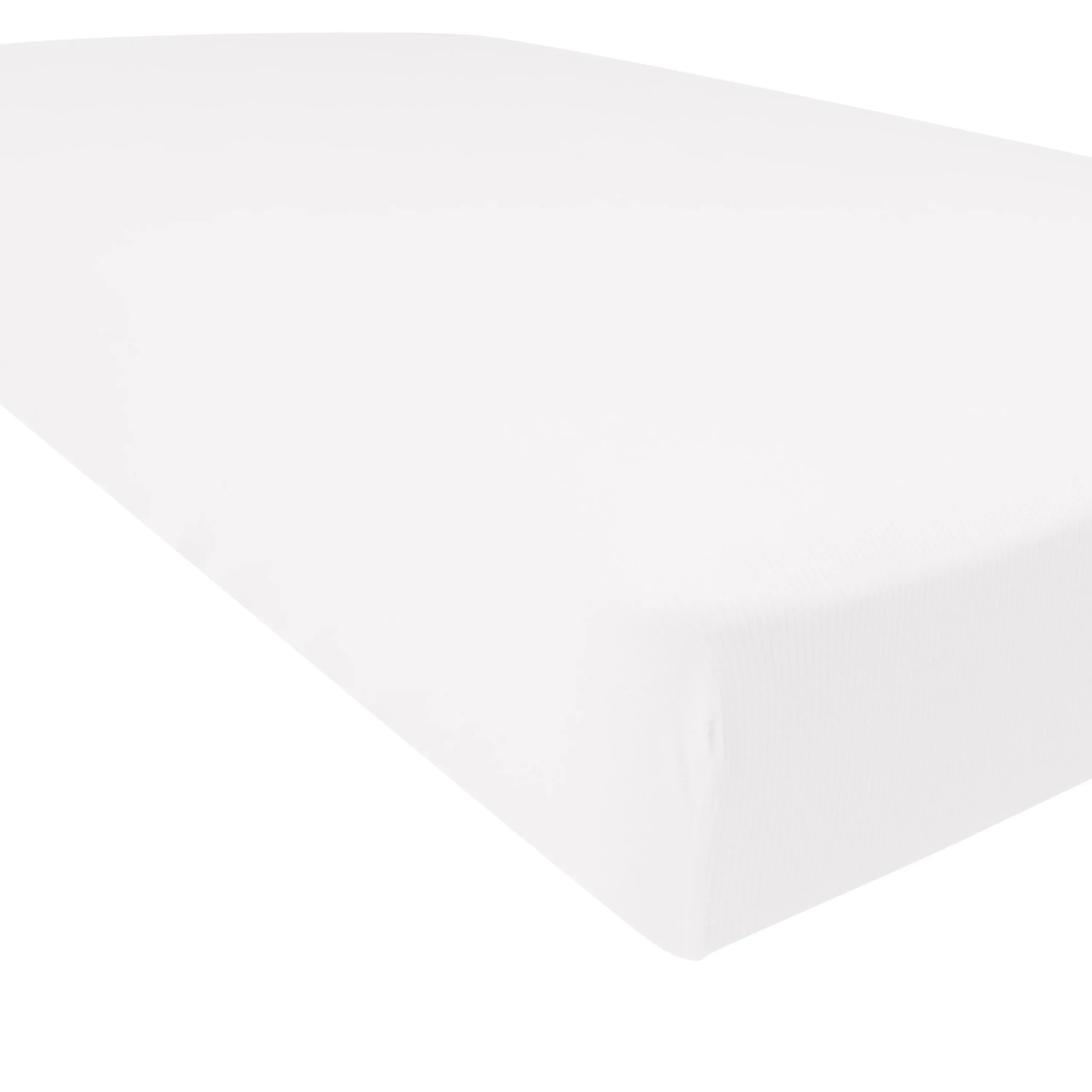 Kyte Baby Ribbed Crib Sheet in Cloud Hot