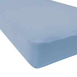 Kyte Baby Ribbed Crib Sheet in Slate New