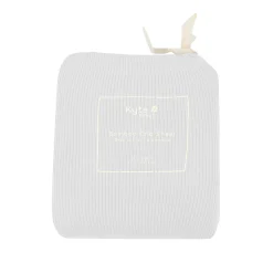Kyte Baby Ribbed Crib Sheet in Storm Outlet