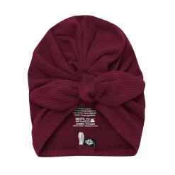 Kyte Baby Ribbed Headwrap in Burgundy Best