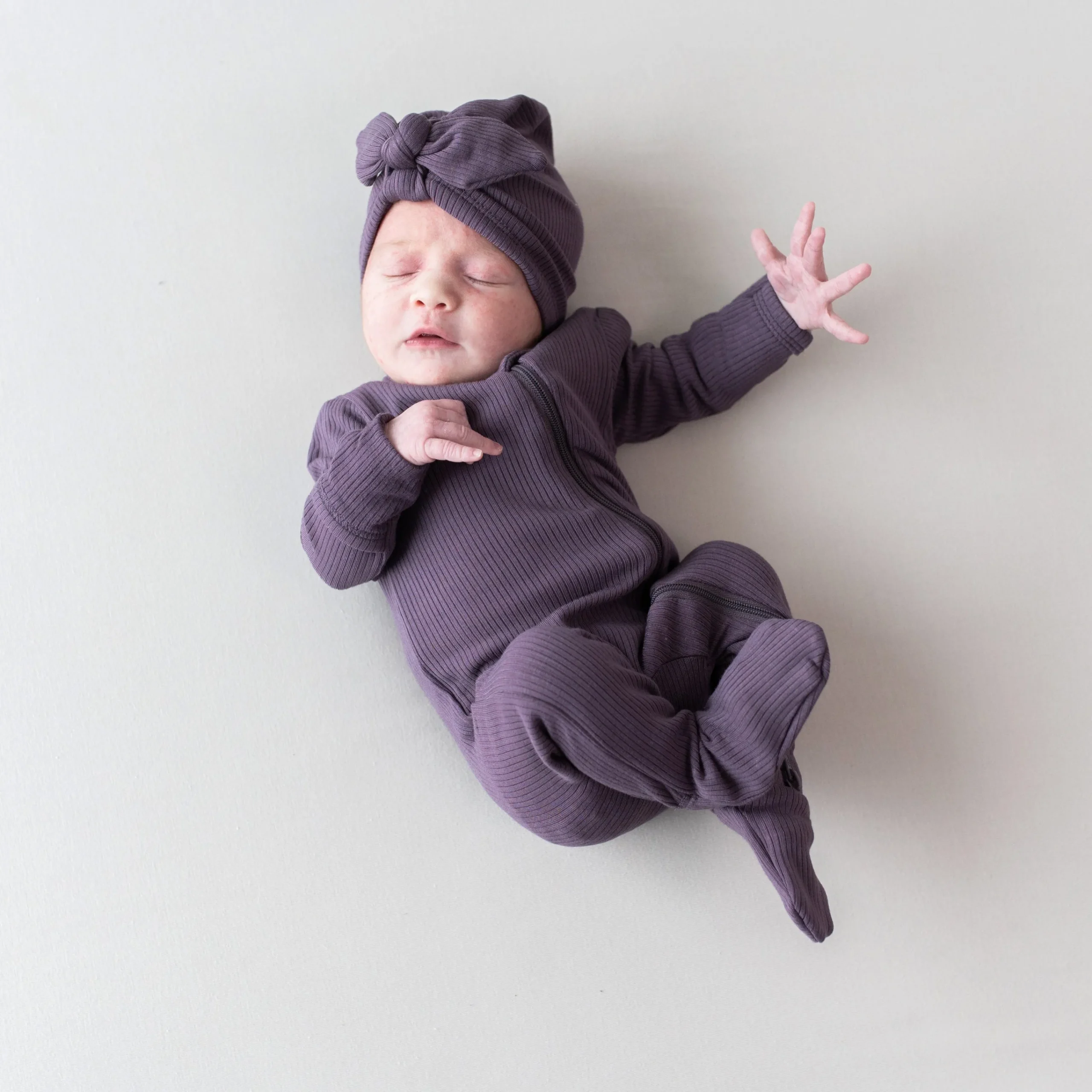 Kyte Baby Ribbed Headwrap in Currant