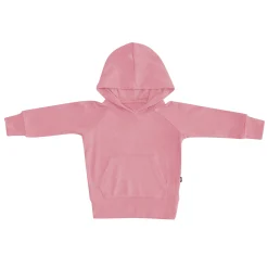Kyte Baby Ribbed Hoodie in Apple Blossom Discount